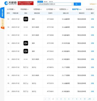 快手布局小程序生態(tài)，關(guān)聯(lián)公司注冊(cè)“快手小程序”商標(biāo)